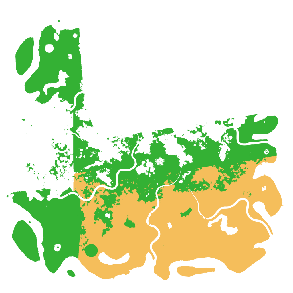Biome Rust Map: Procedural Map, Size: 6000, Seed: 1492122677