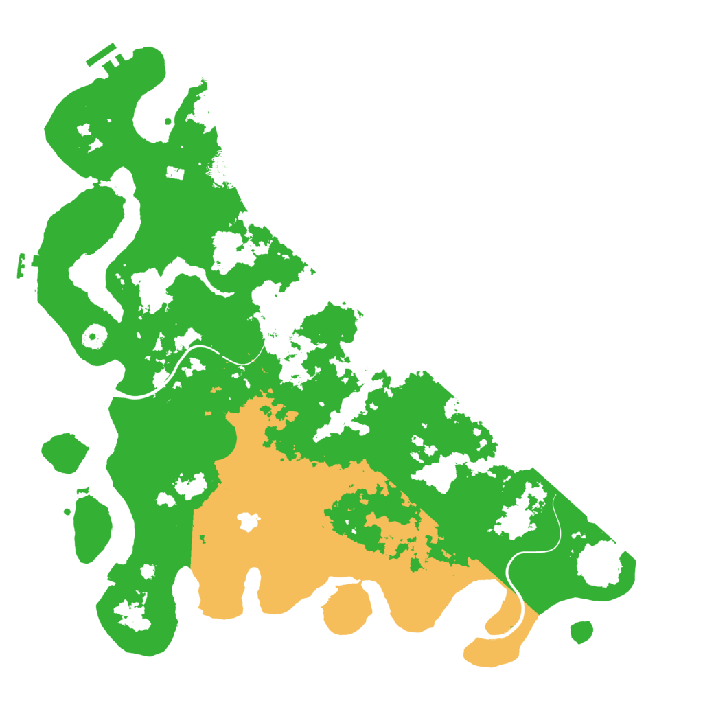 Biome Rust Map: Procedural Map, Size: 4250, Seed: 776431558