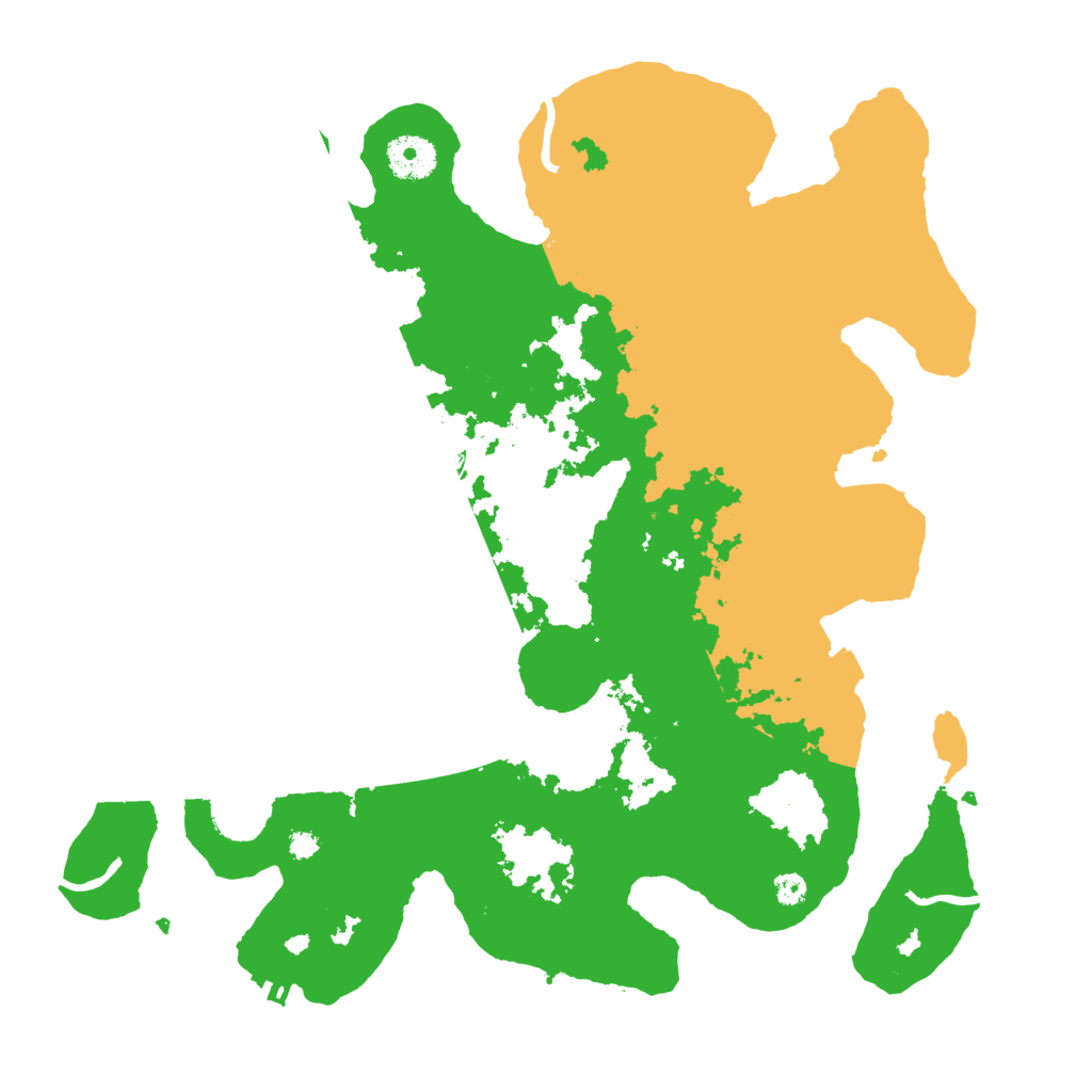 Biome Rust Map: Procedural Map, Size: 3500, Seed: 922770837