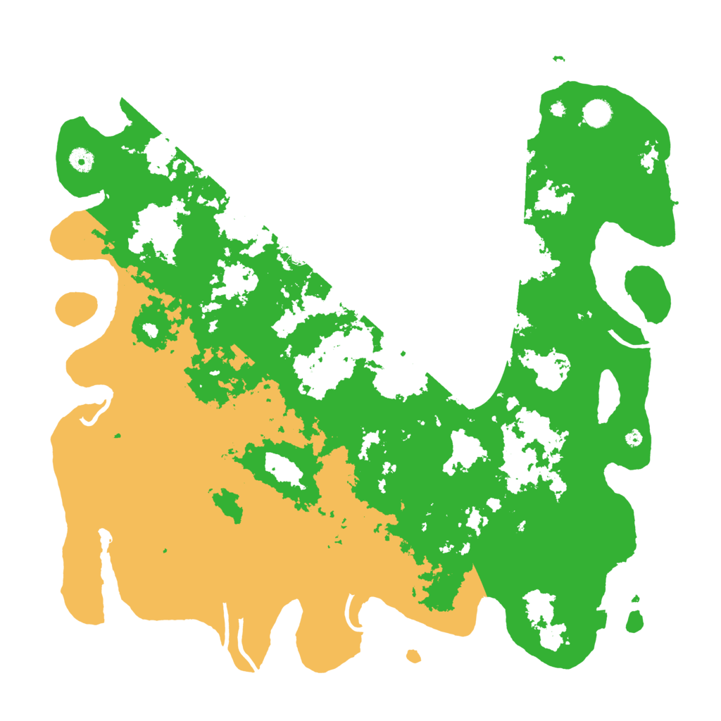 Biome Rust Map: Procedural Map, Size: 4500, Seed: 1843436291