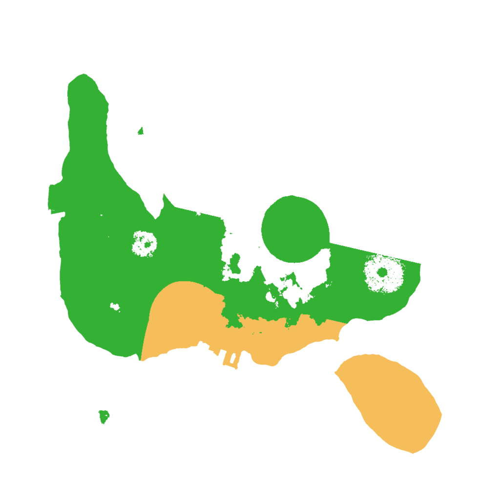 Biome Rust Map: Procedural Map, Size: 2000, Seed: 242953535