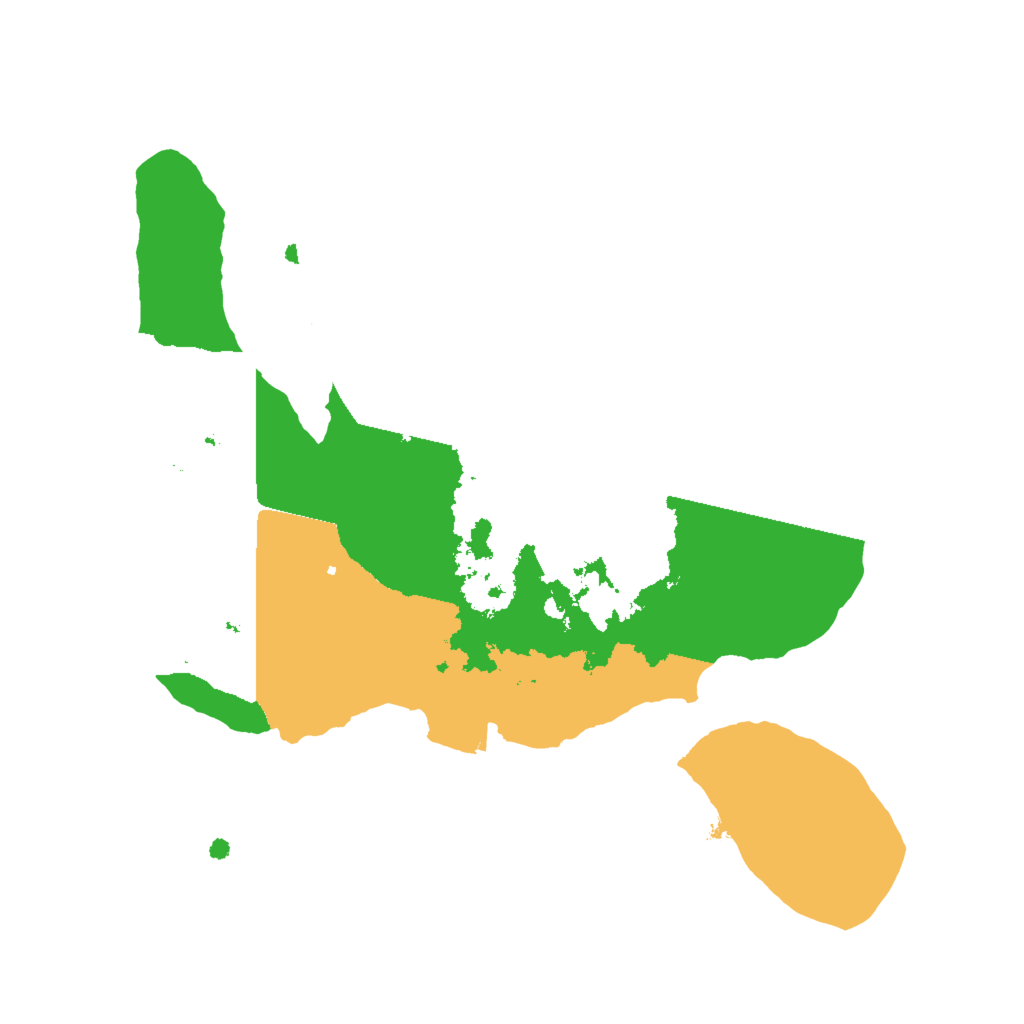 Biome Rust Map: Procedural Map, Size: 2000, Seed: 242953535