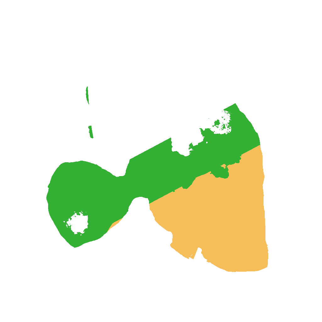 Biome Rust Map: Procedural Map, Size: 1392, Seed: 1343441992