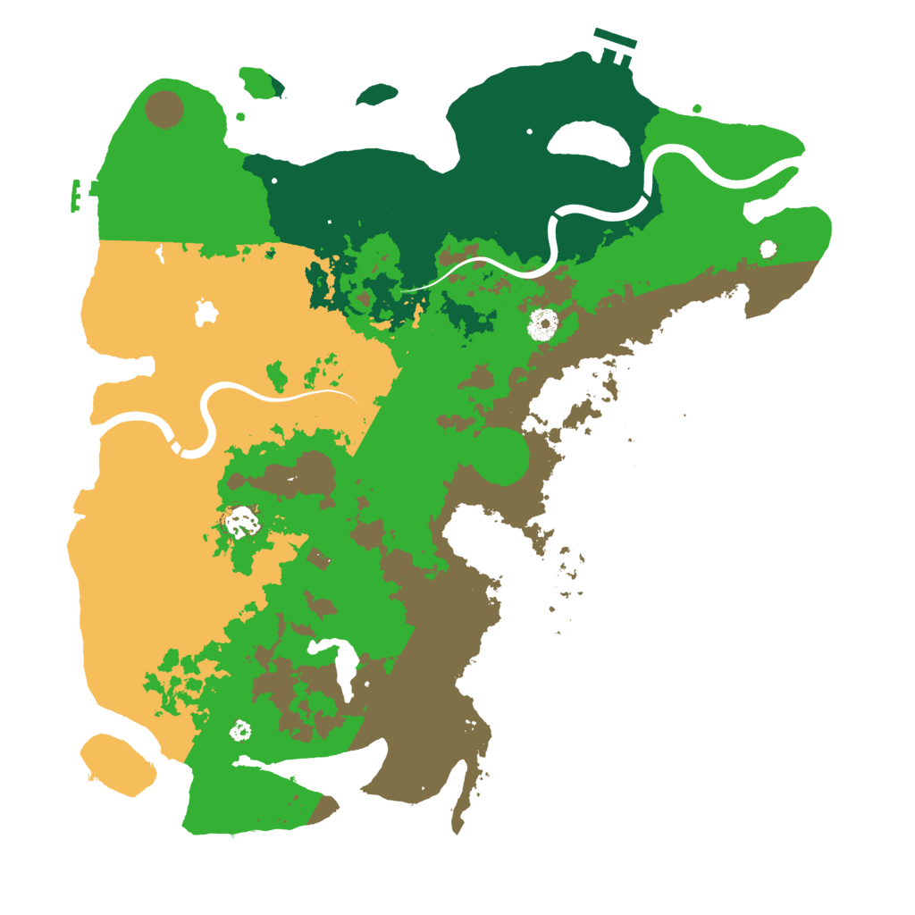 Biome Rust Map: Procedural Map, Size: 4250, Seed: 94658