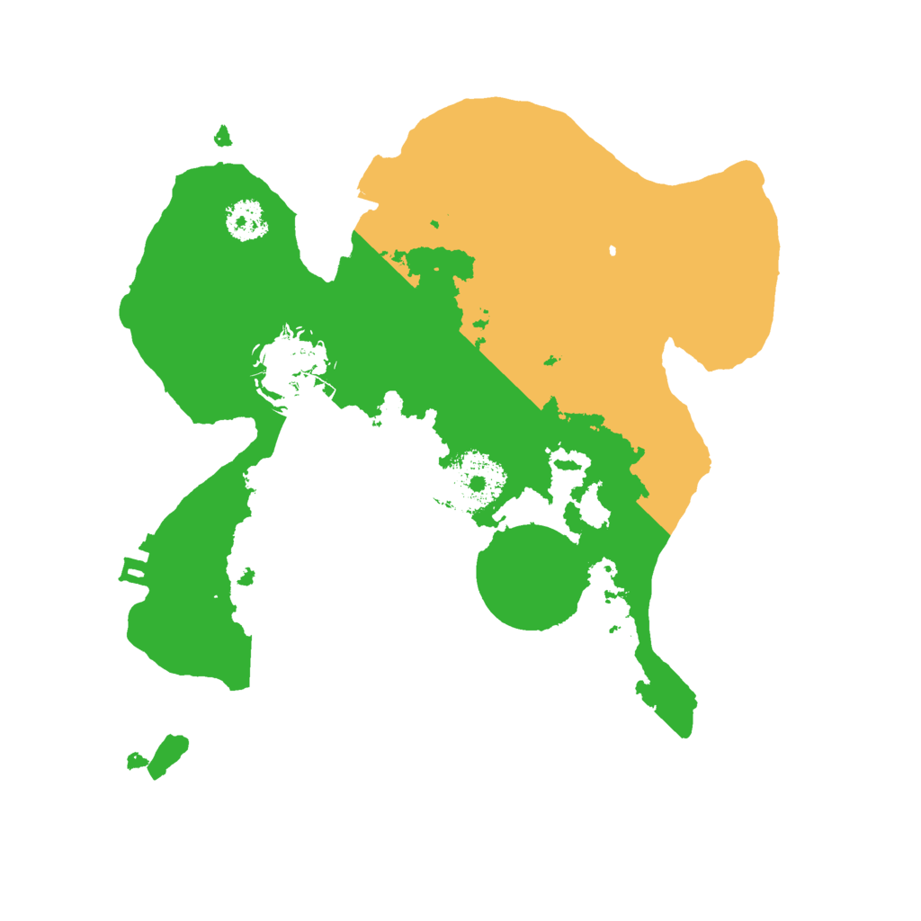 Biome Rust Map: Procedural Map, Size: 2299, Seed: 669354793