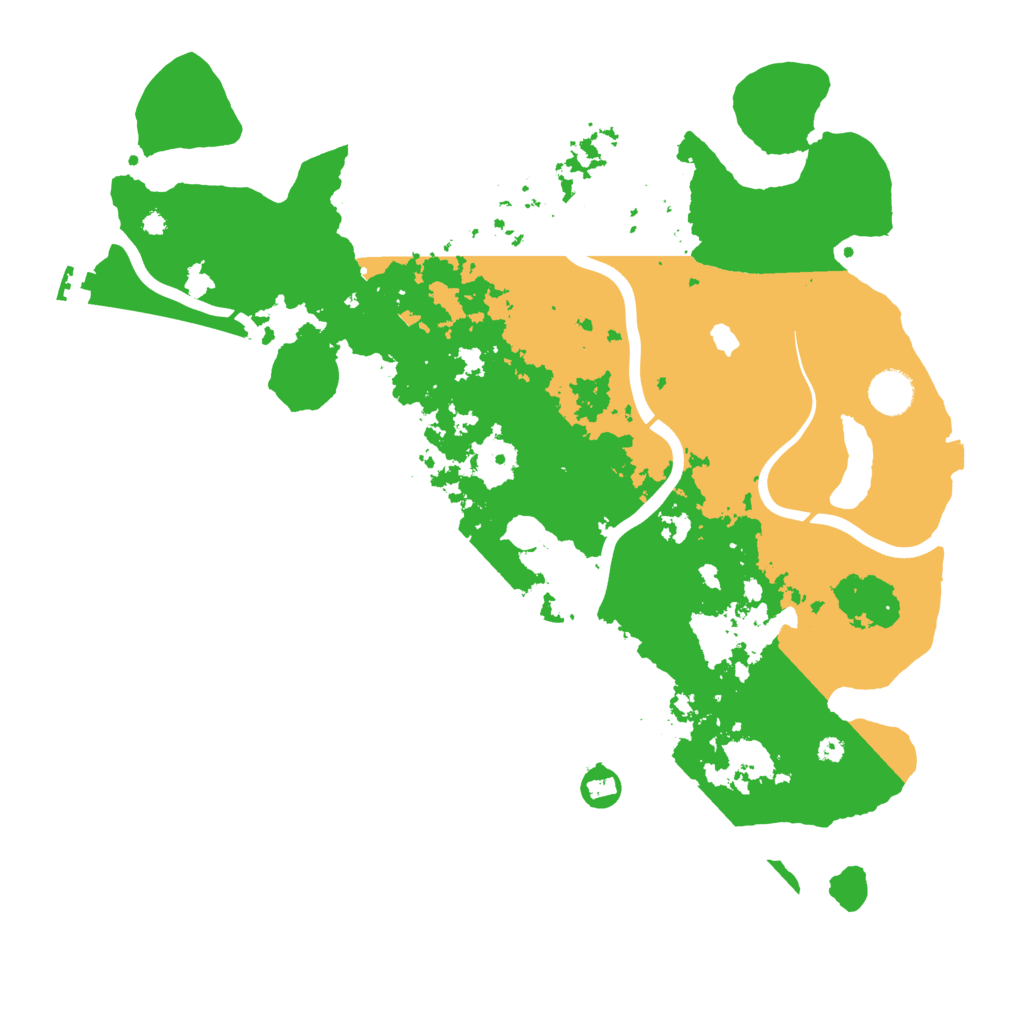 Biome Rust Map: Procedural Map, Size: 4000, Seed: 609980517