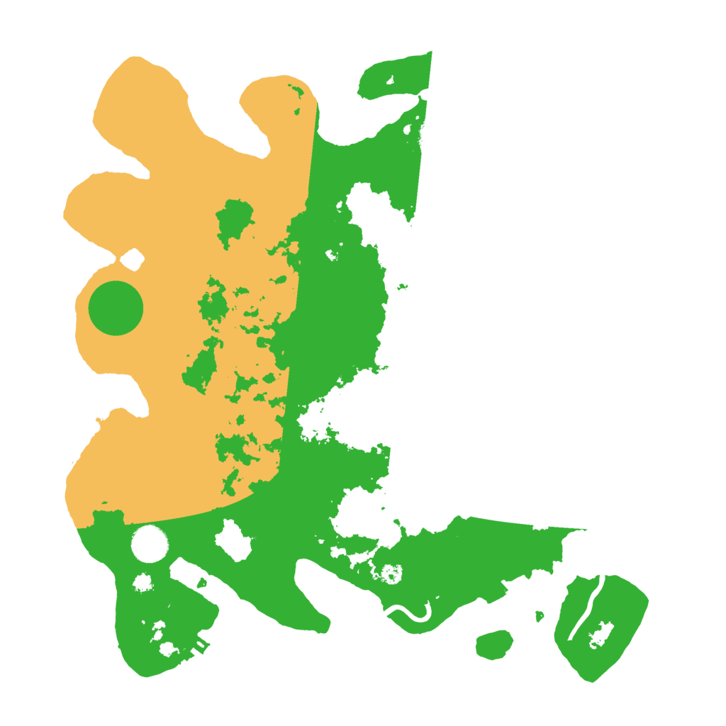 Biome Rust Map: Procedural Map, Size: 3500, Seed: 403321692