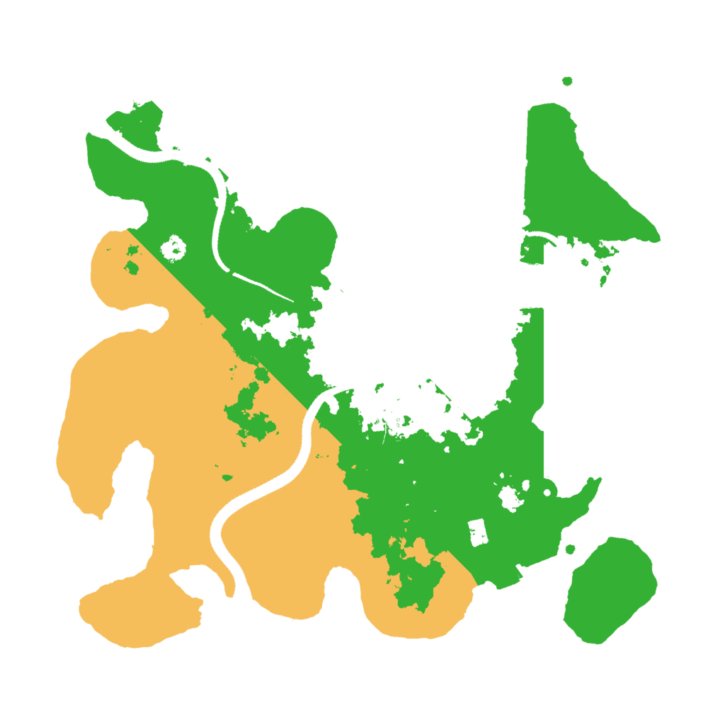 Biome Rust Map: Procedural Map, Size: 3000, Seed: 895745