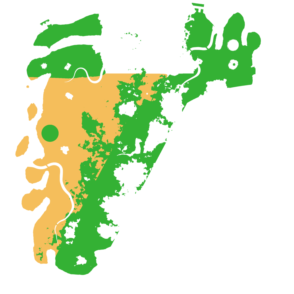 Biome Rust Map: Procedural Map, Size: 4550, Seed: 198899026