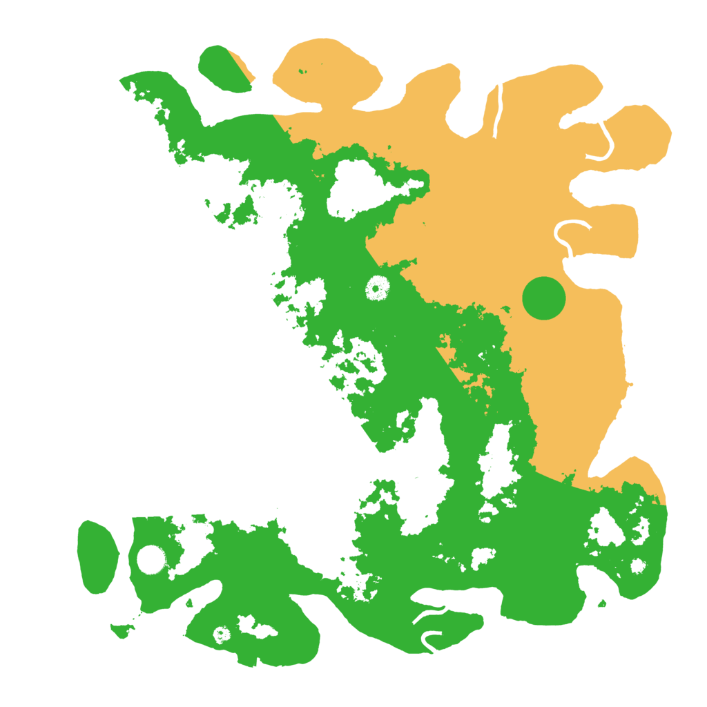 Biome Rust Map: Procedural Map, Size: 4300, Seed: 12091985