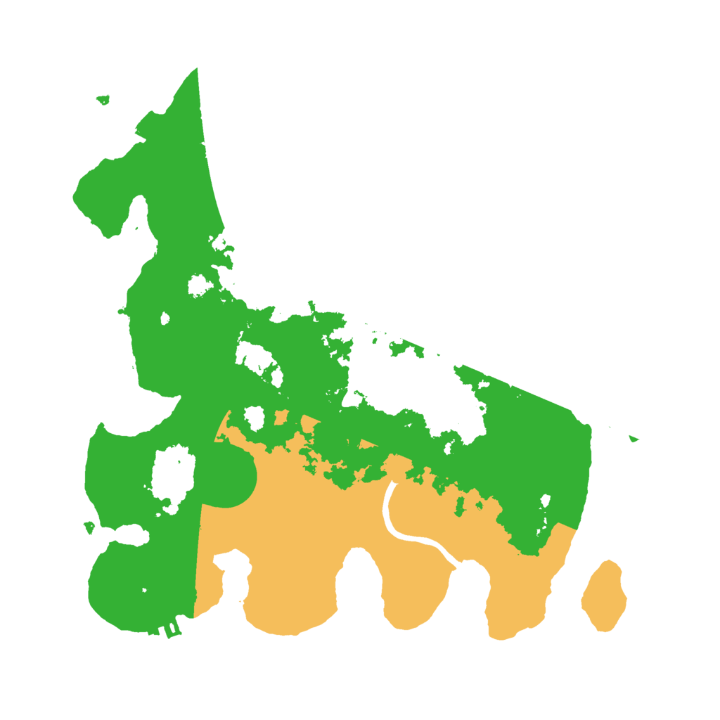 Biome Rust Map: Procedural Map, Size: 3000, Seed: 2124694896