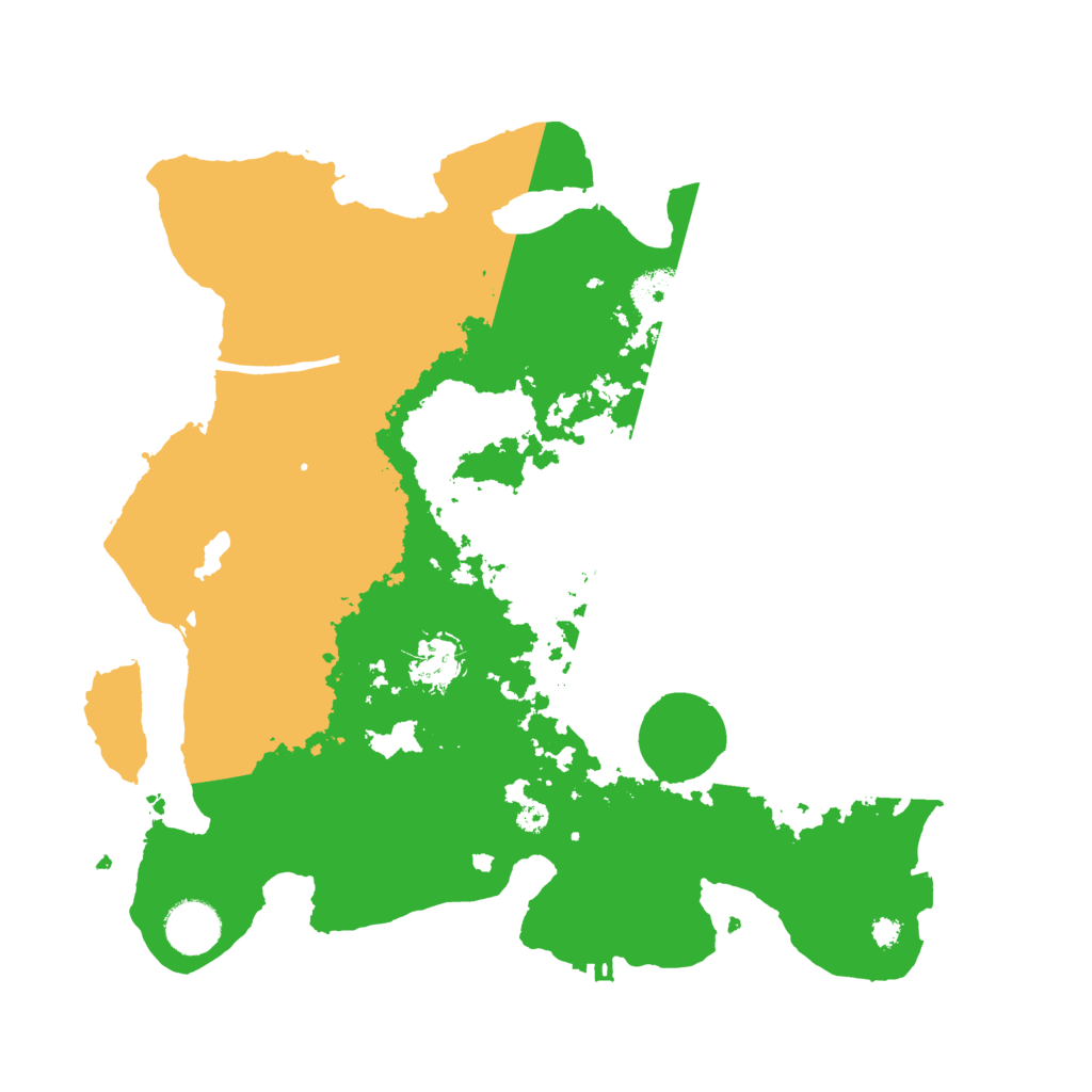 Biome Rust Map: Procedural Map, Size: 3500, Seed: 1708411577