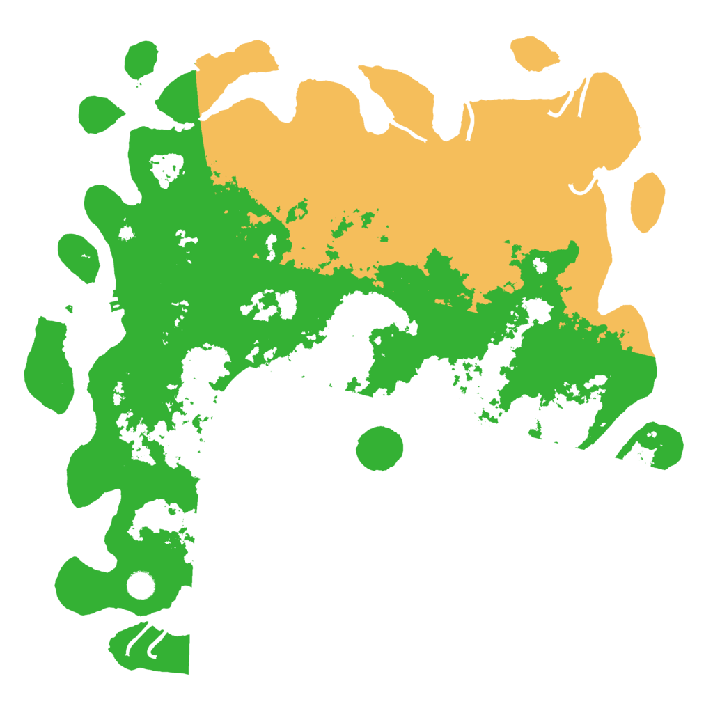 Biome Rust Map: Procedural Map, Size: 4500, Seed: 519519519