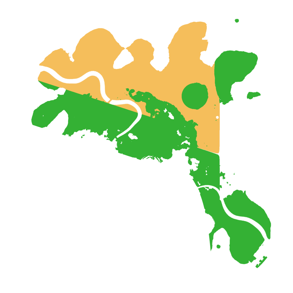 Biome Rust Map: Procedural Map, Size: 3000, Seed: 523667136