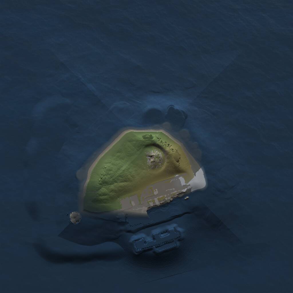 Rust Map: Procedural Map, Size: 1000, Seed: 1692826706, 2 Monuments