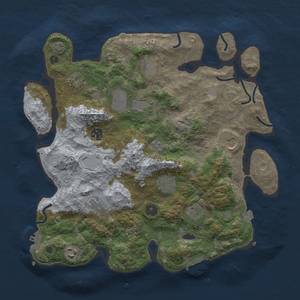 Thumbnail Rust Map: Procedural Map, Size: 3750, Seed: 1781461579, 18 Monuments