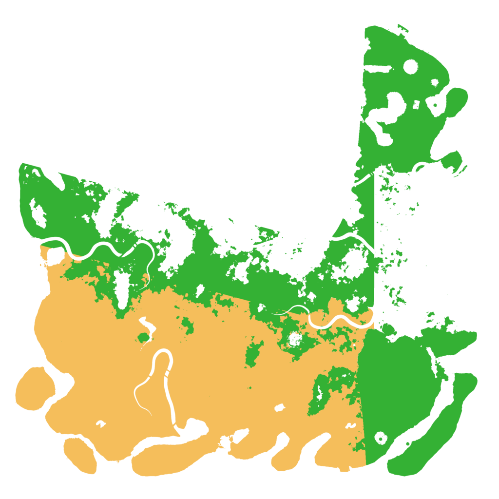 Biome Rust Map: Procedural Map, Size: 6000, Seed: 1059122703