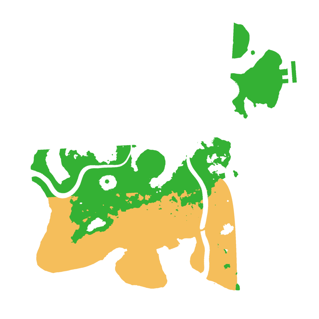 Biome Rust Map: Procedural Map, Size: 3000, Seed: 9874