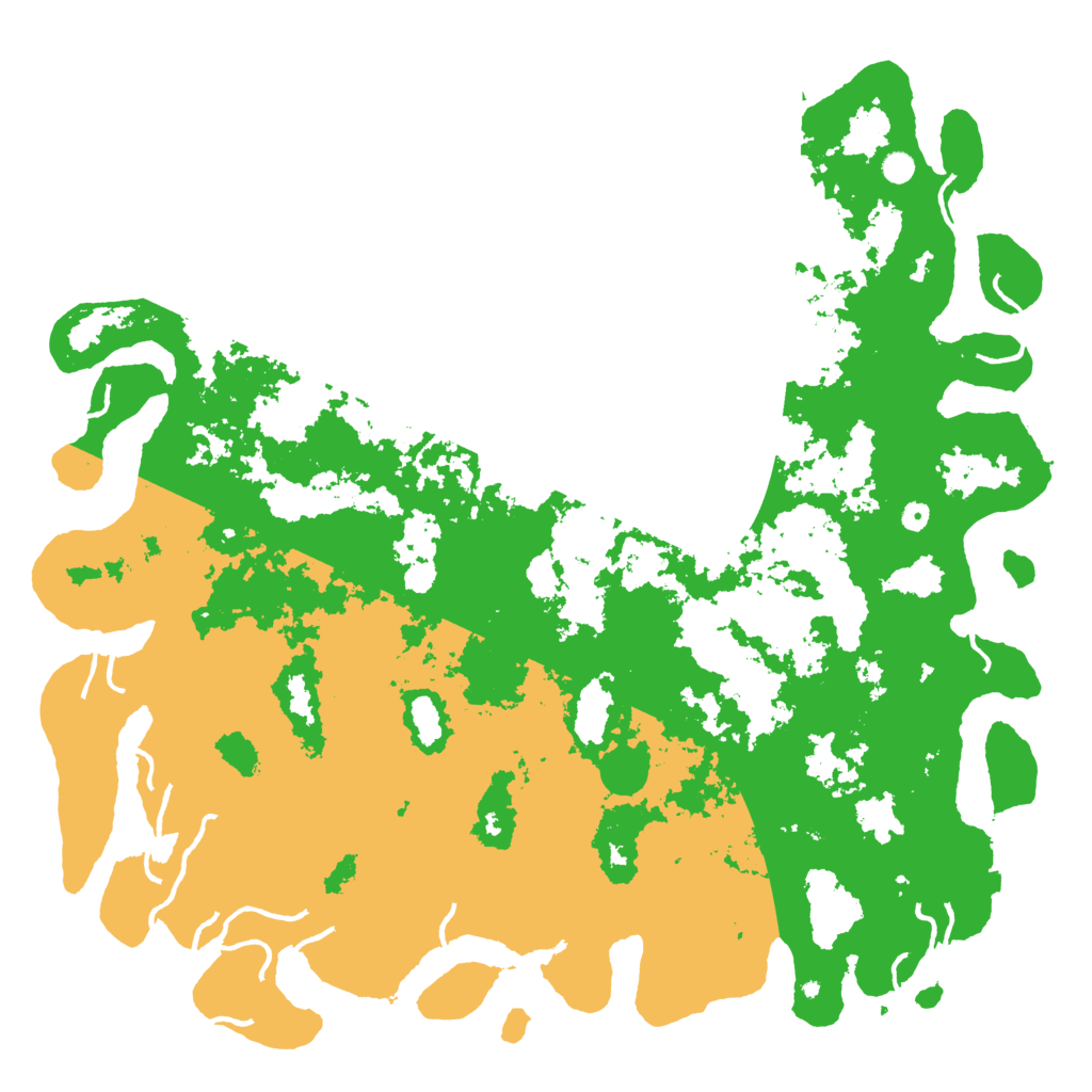 Biome Rust Map: Procedural Map, Size: 6000, Seed: 6452