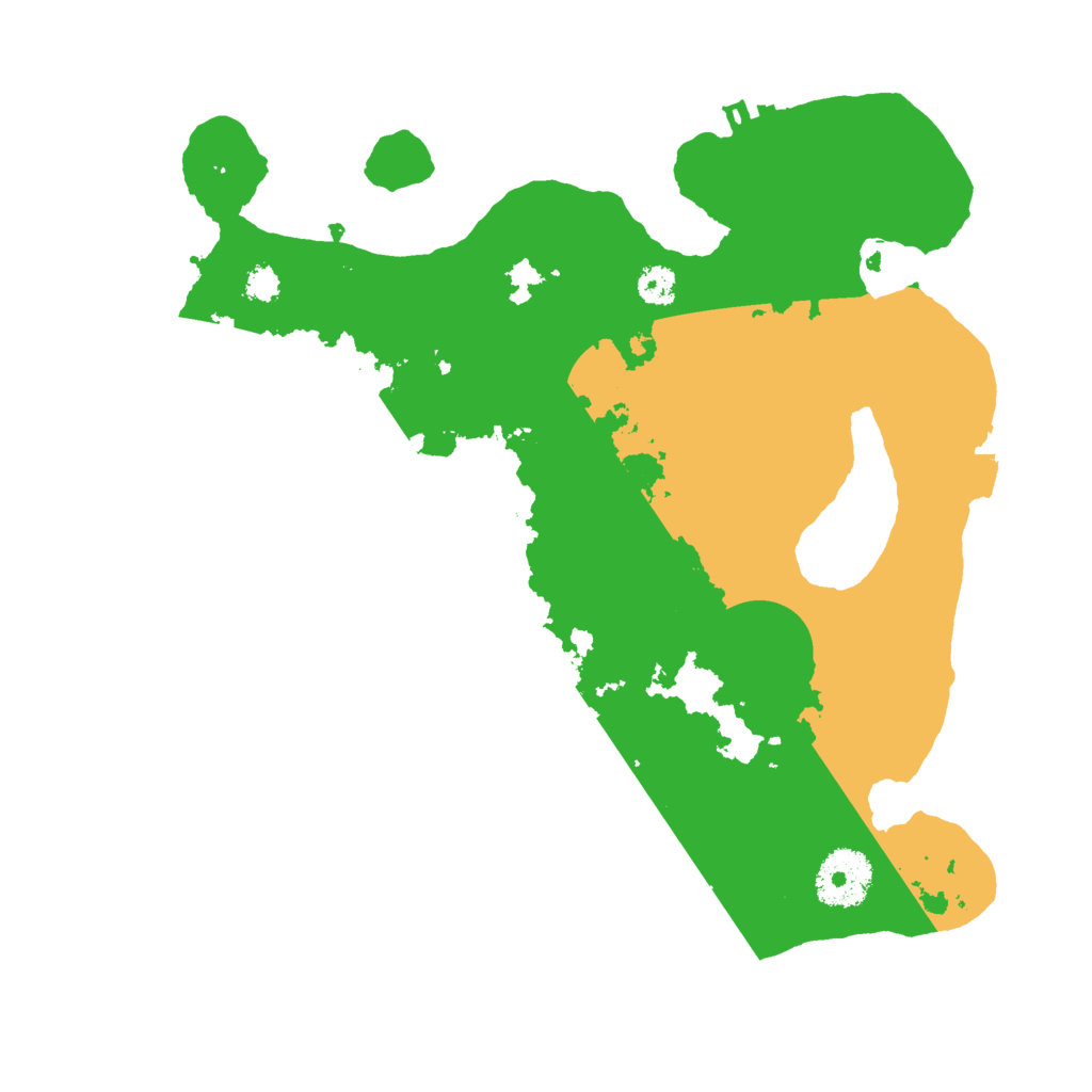 Biome Rust Map: Procedural Map, Size: 2900, Seed: 151906235