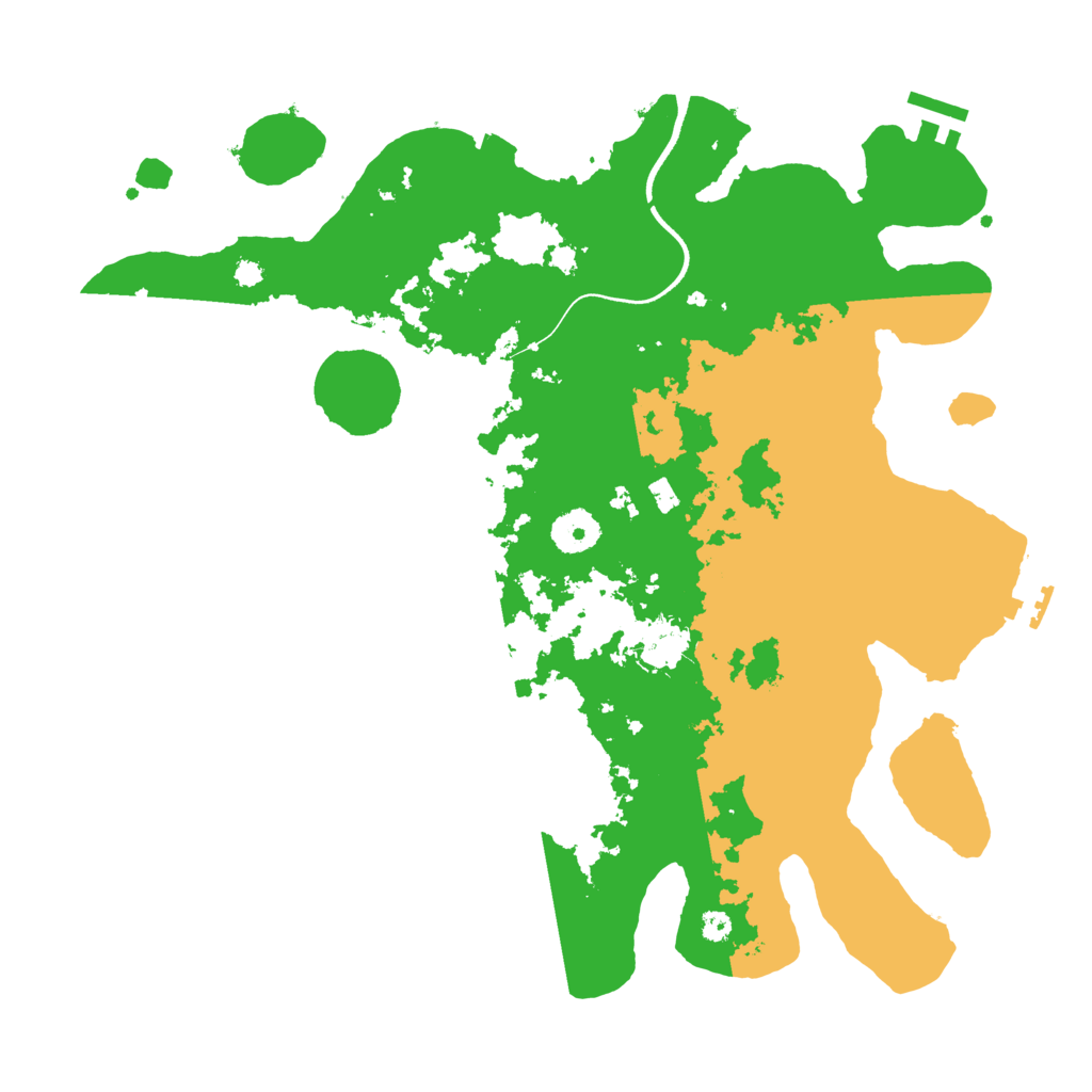 Biome Rust Map: Procedural Map, Size: 3600, Seed: 20601