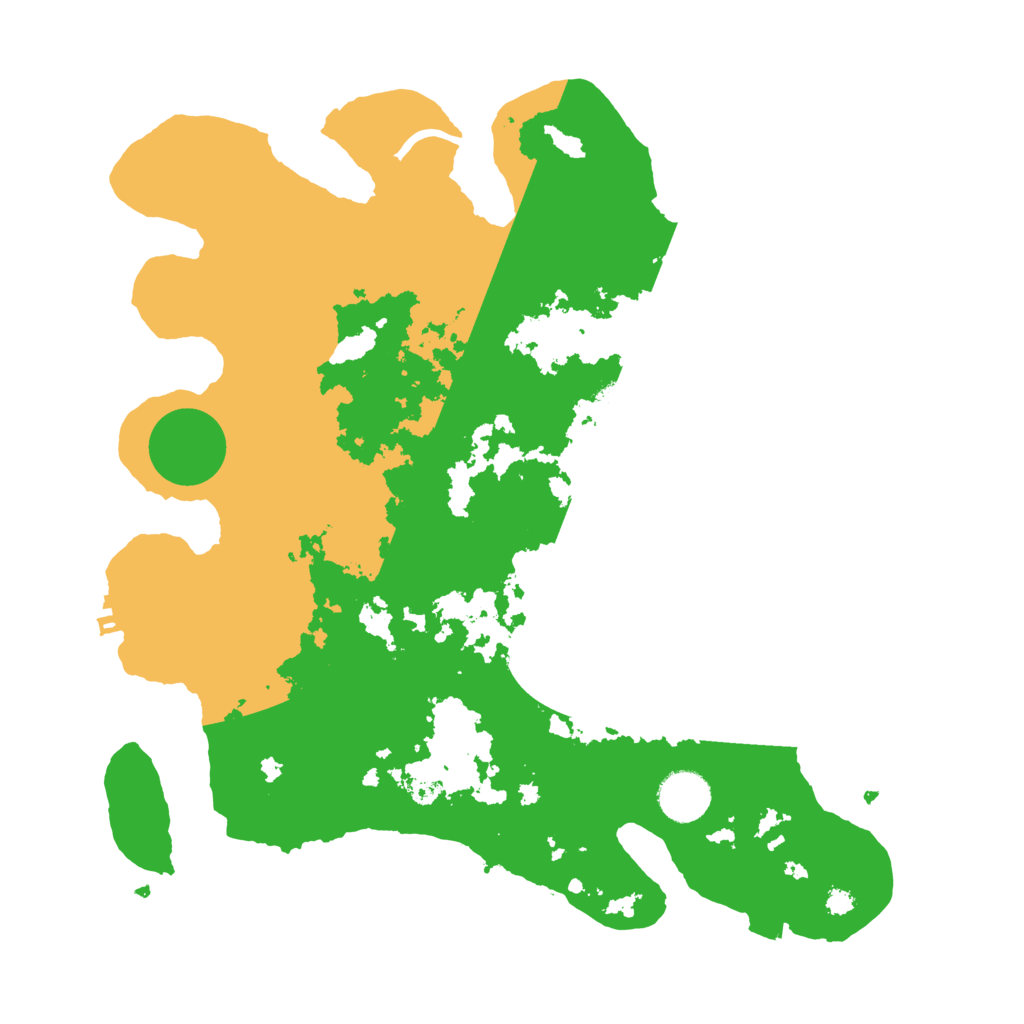 Biome Rust Map: Procedural Map, Size: 3500, Seed: 1600