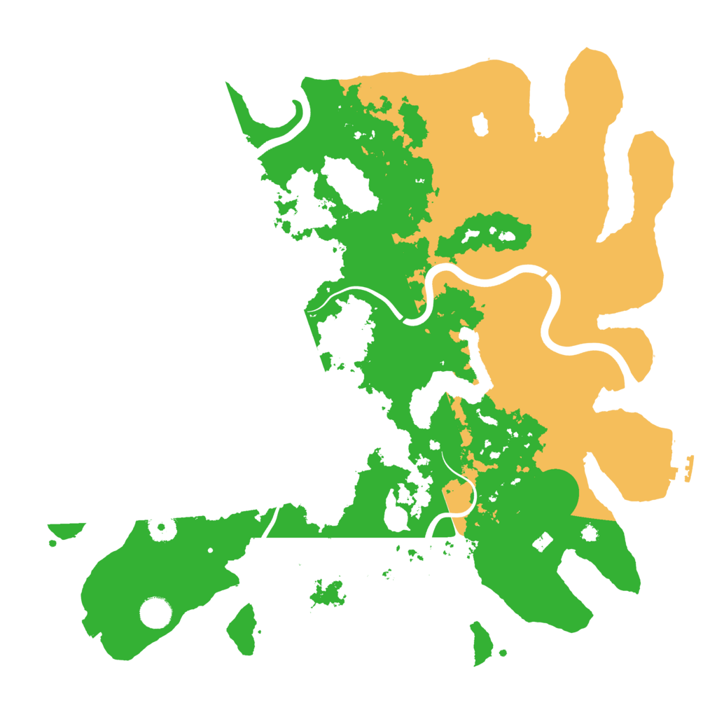 Biome Rust Map: Procedural Map, Size: 4000, Seed: 1807307498