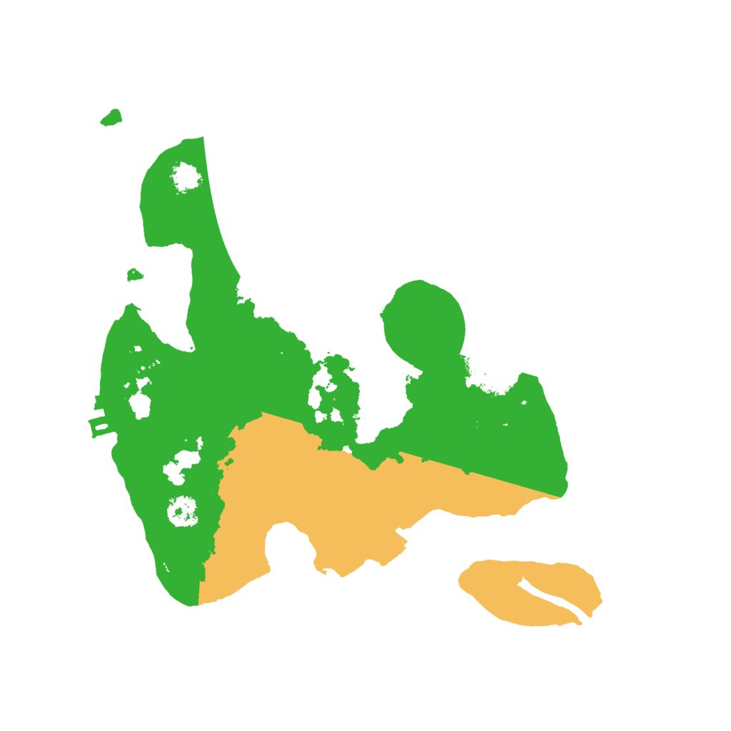 Biome Rust Map: Procedural Map, Size: 2400, Seed: 1810562069
