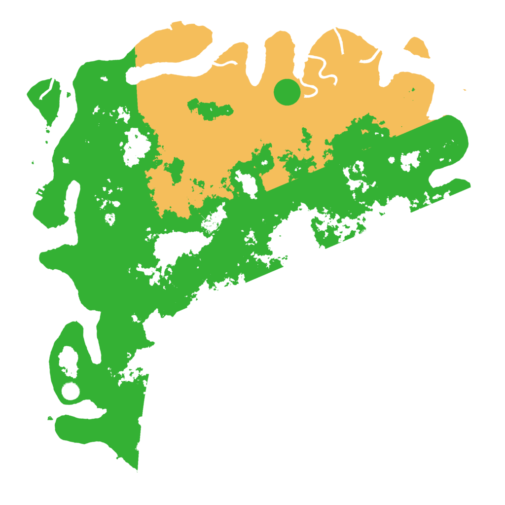 Biome Rust Map: Procedural Map, Size: 5000, Seed: 52257904