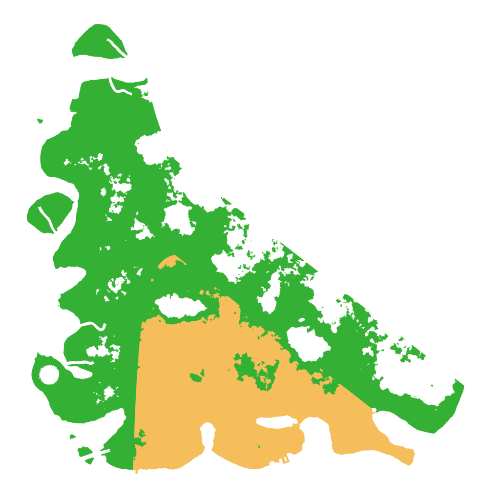 Biome Rust Map: Procedural Map, Size: 4500, Seed: 1904241424