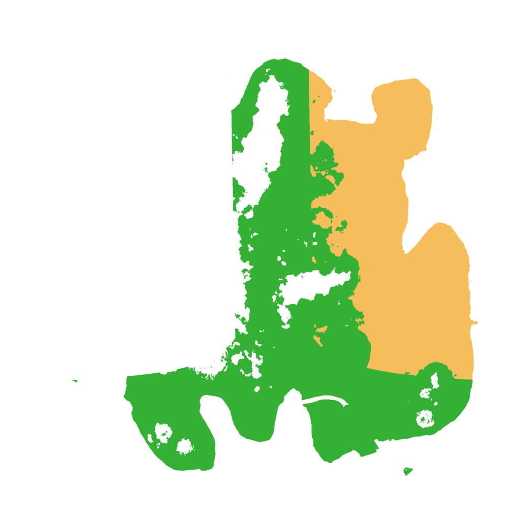 Biome Rust Map: Procedural Map, Size: 3000, Seed: 464488865