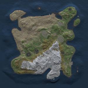 Thumbnail Rust Map: Procedural Map, Size: 3000, Seed: 8500, 13 Monuments