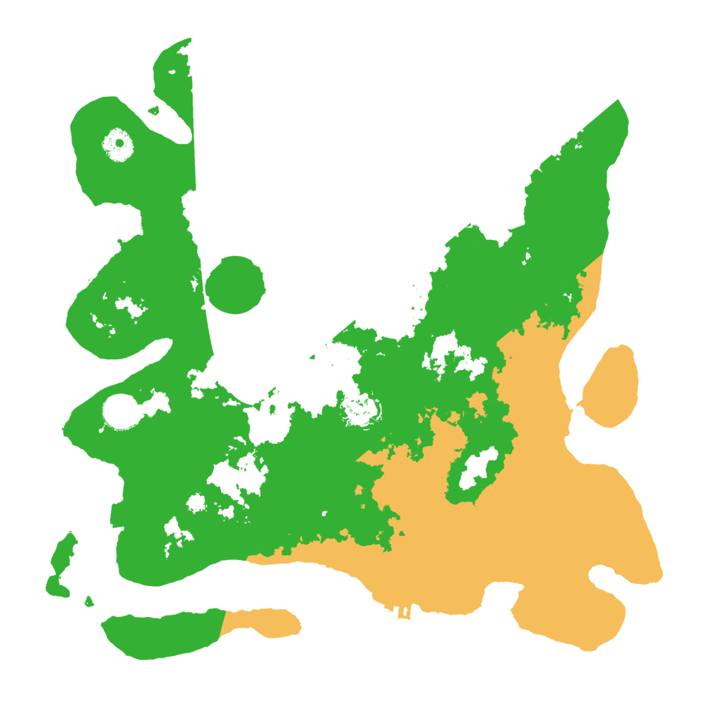 Biome Rust Map: Procedural Map, Size: 3500, Seed: 2080170345