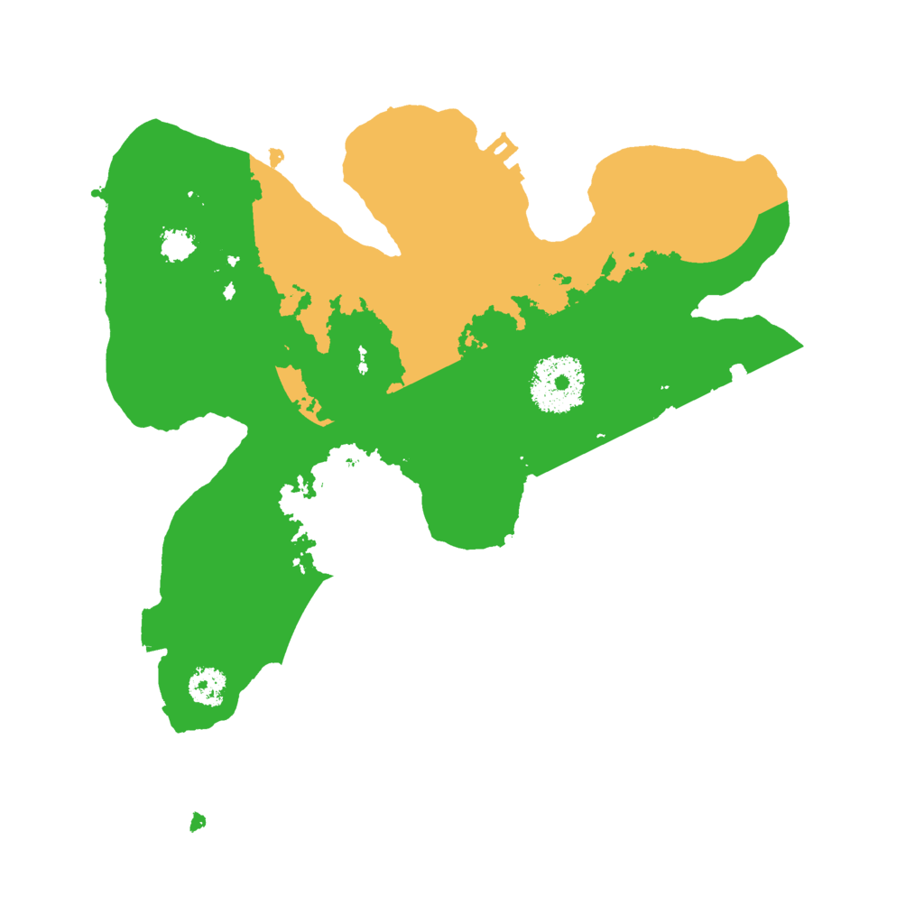 Biome Rust Map: Procedural Map, Size: 2500, Seed: 299334478