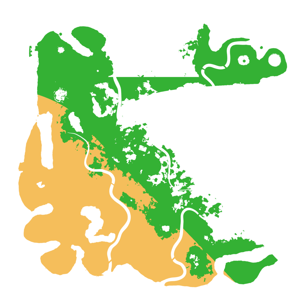 Biome Rust Map: Procedural Map, Size: 4300, Seed: 546746283