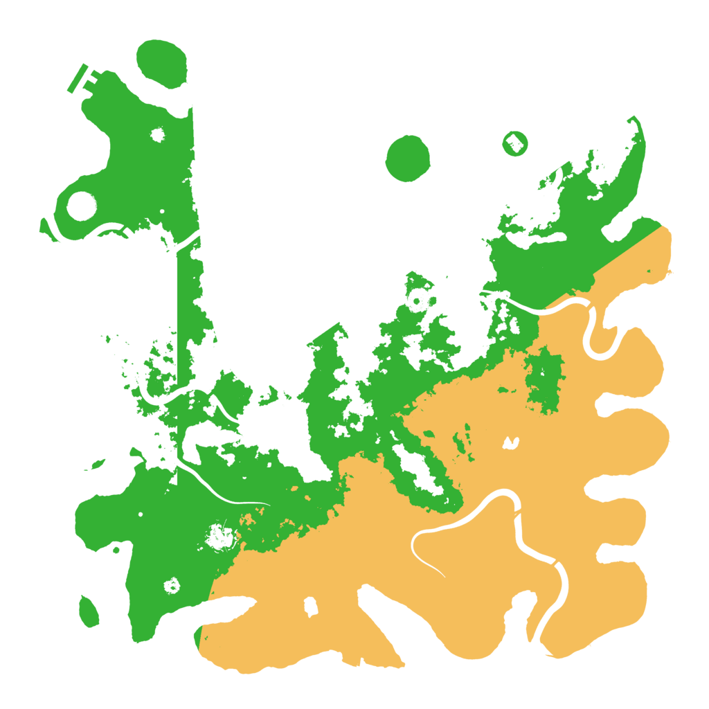 Biome Rust Map: Procedural Map, Size: 4500, Seed: 986588230
