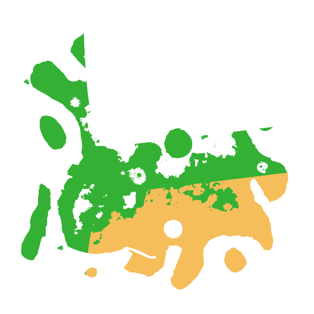 Biome Rust Map: Procedural Map, Size: 3000, Seed: 4666