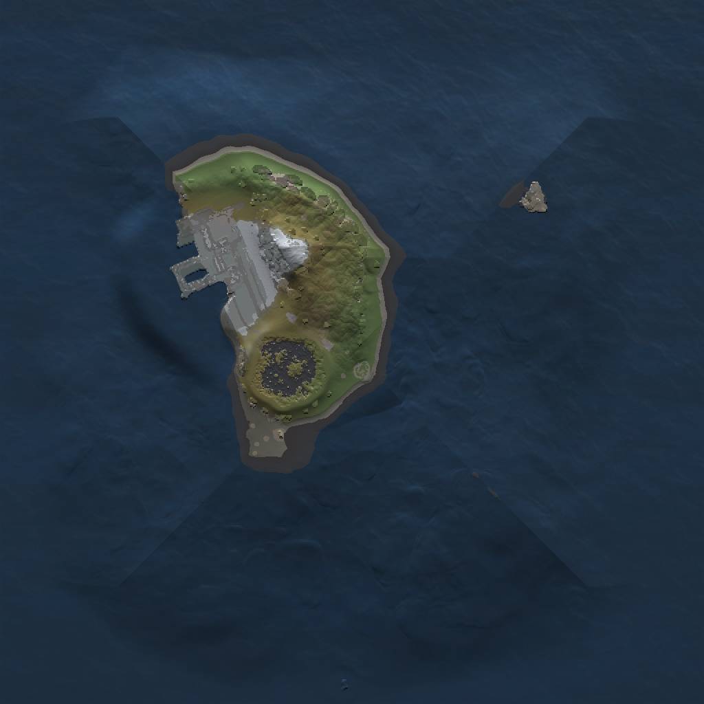 Rust Map: Procedural Map, Size: 1250, Seed: 956400697, 4 Monuments