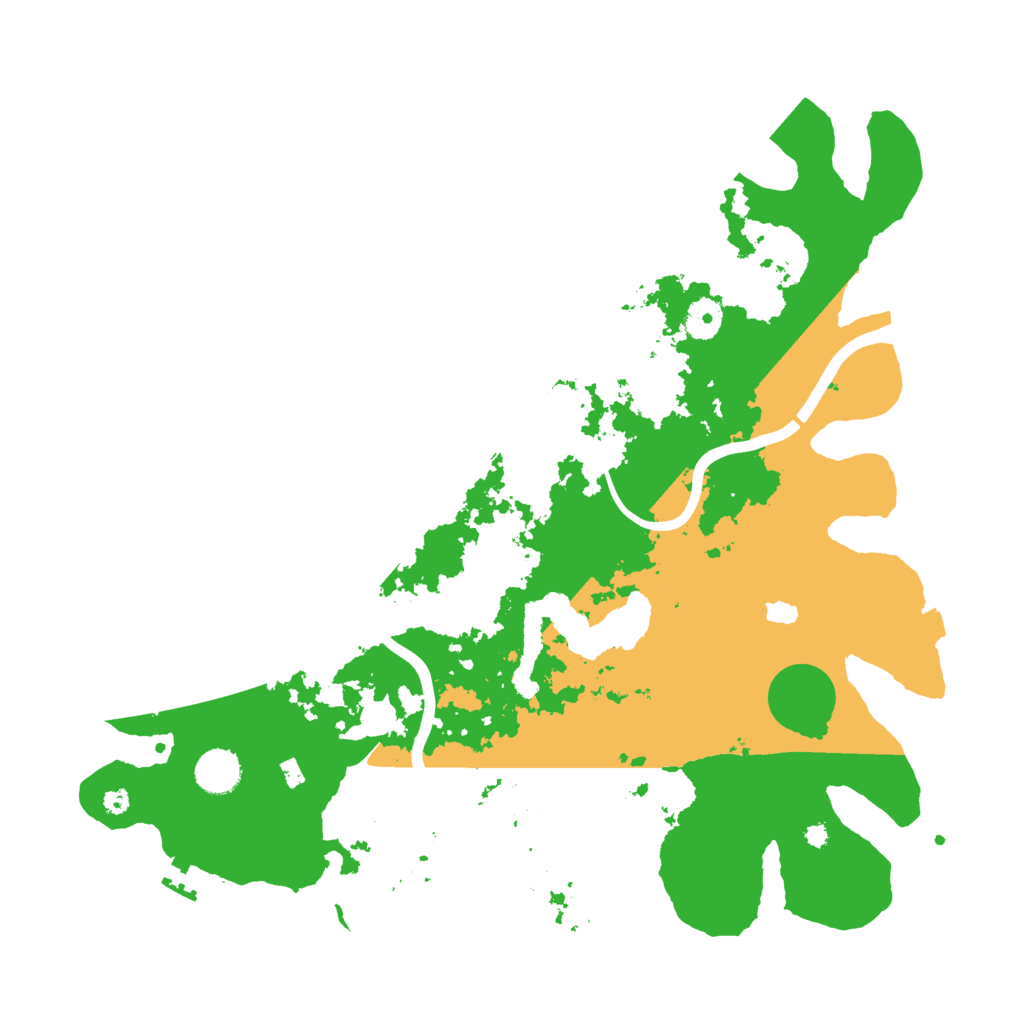 Biome Rust Map: Procedural Map, Size: 4000, Seed: 1099208595
