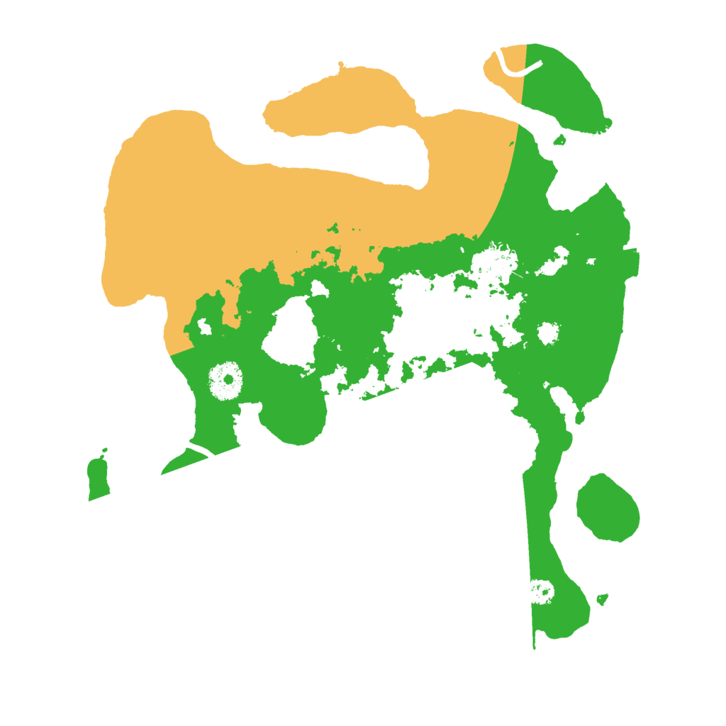 Biome Rust Map: Procedural Map, Size: 3000, Seed: 7344