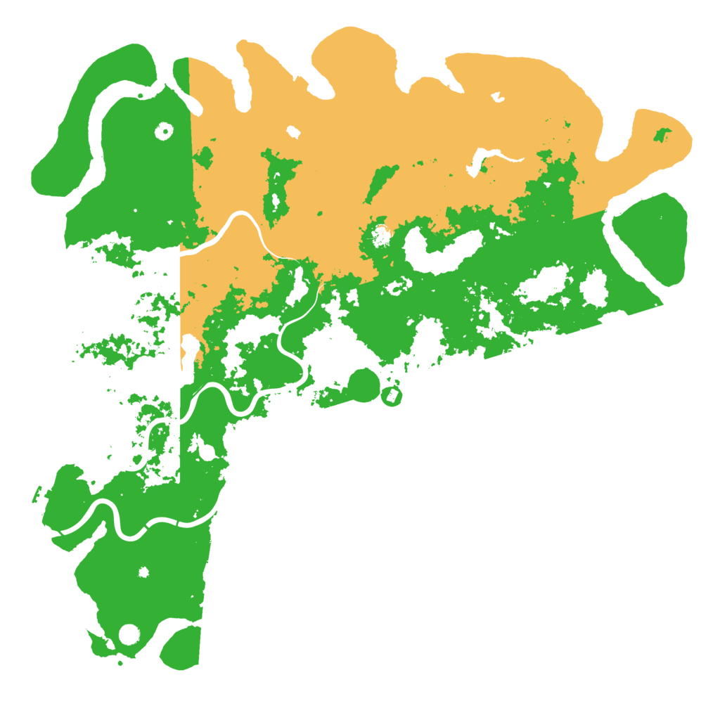 Biome Rust Map: Procedural Map, Size: 6000, Seed: 731946825