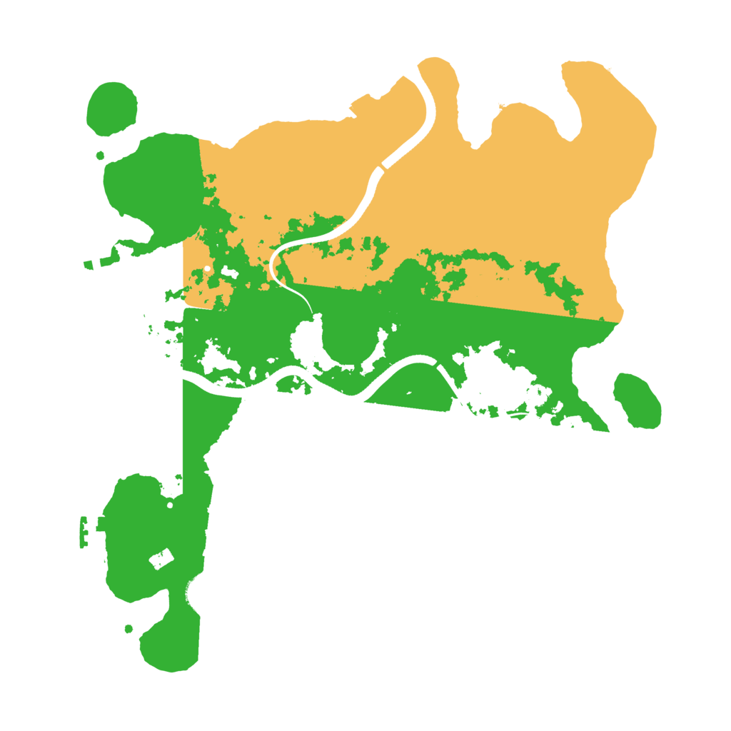 Biome Rust Map: Procedural Map, Size: 3500, Seed: 1171180597