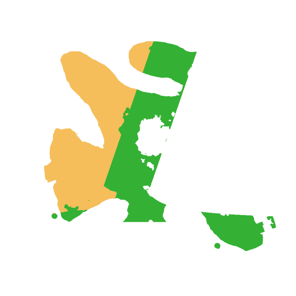 Biome Rust Map: Procedural Map, Size: 2000, Seed: 42390509