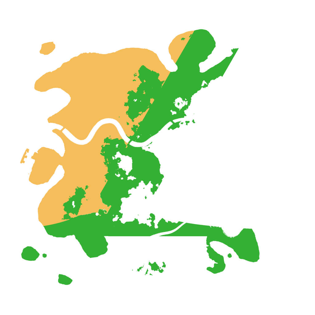 Biome Rust Map: Procedural Map, Size: 3000, Seed: 1797543630