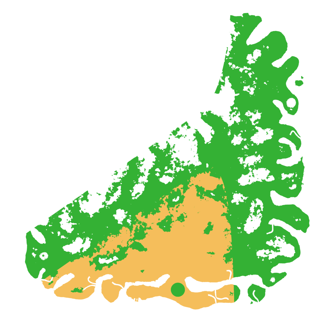 Biome Rust Map: Procedural Map, Size: 6000, Seed: 213544