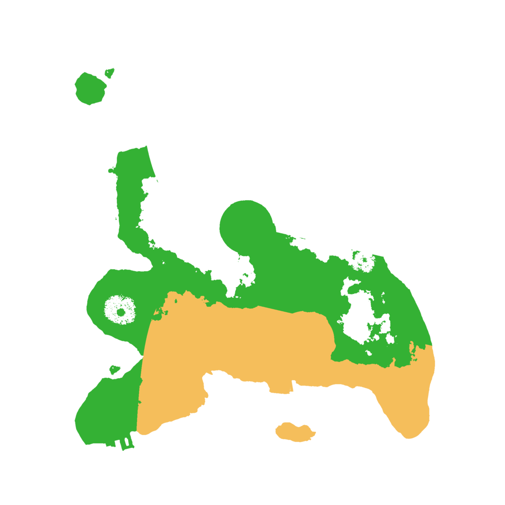 Biome Rust Map: Procedural Map, Size: 2500, Seed: 81812391