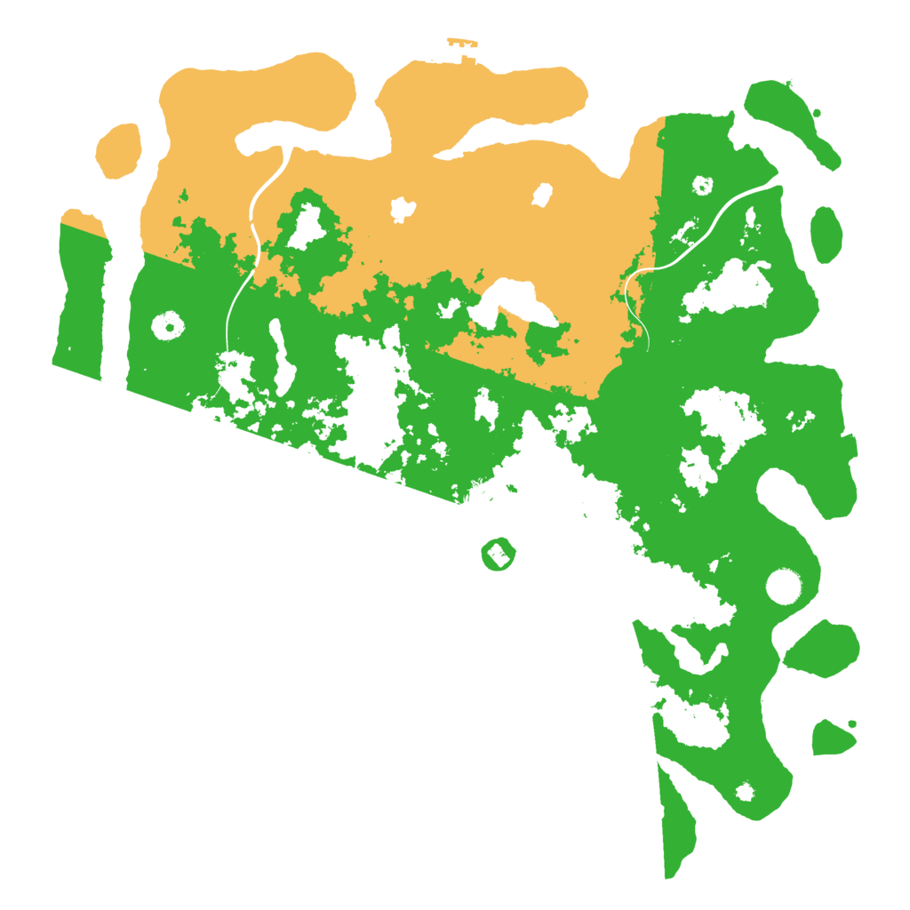 Biome Rust Map: Procedural Map, Size: 4500, Seed: 187157849