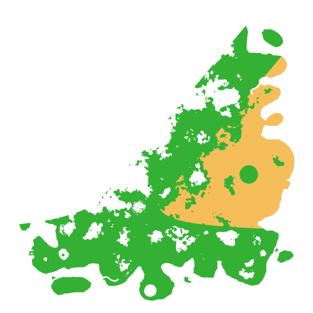 Biome Rust Map: Procedural Map, Size: 4500, Seed: 42021060