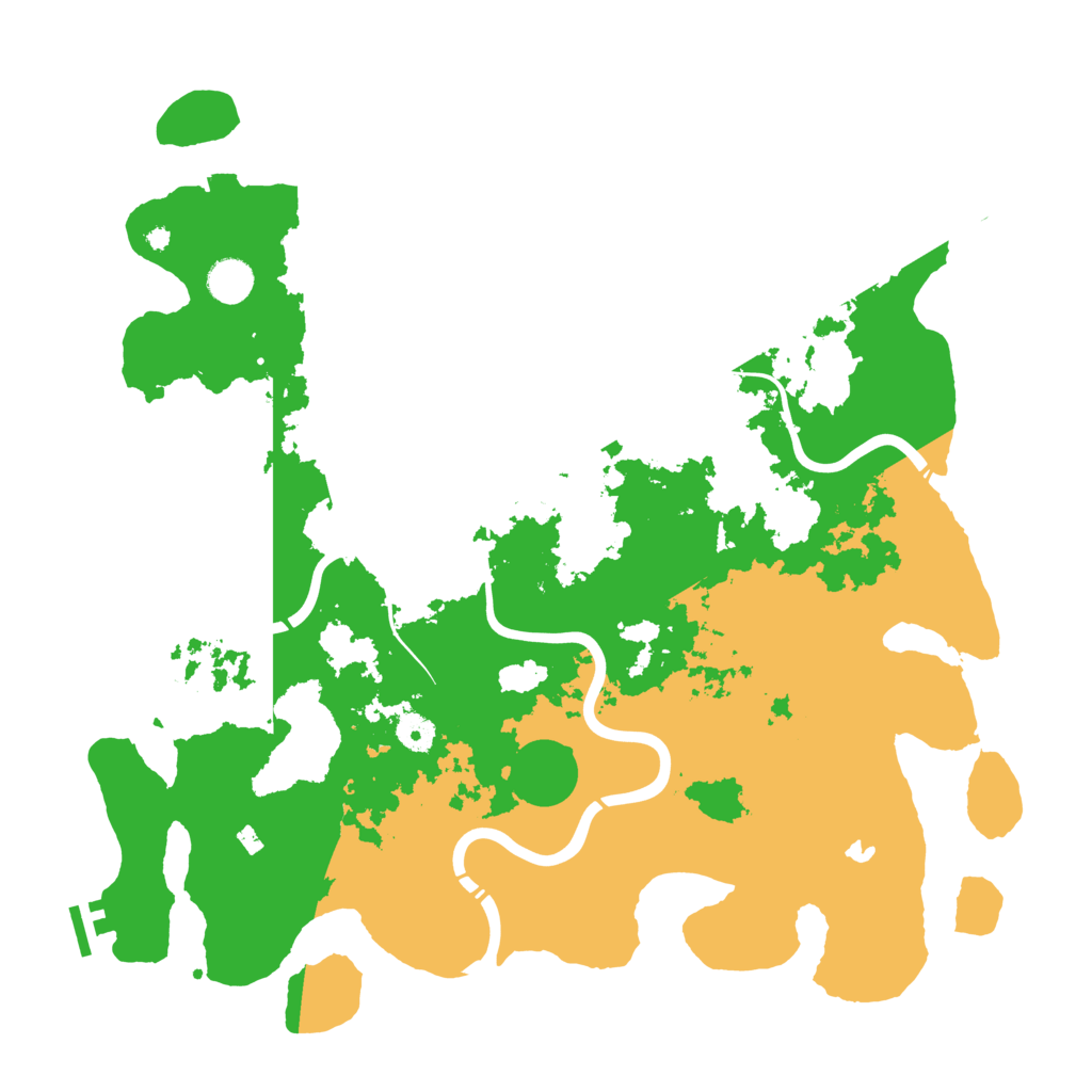 Biome Rust Map: Procedural Map, Size: 4300, Seed: 696669
