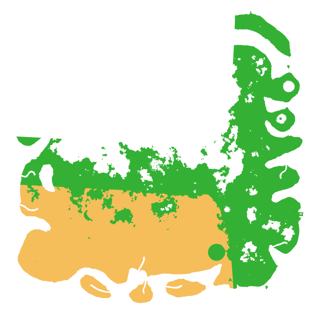 Biome Rust Map: Procedural Map, Size: 5000, Seed: 1065568991